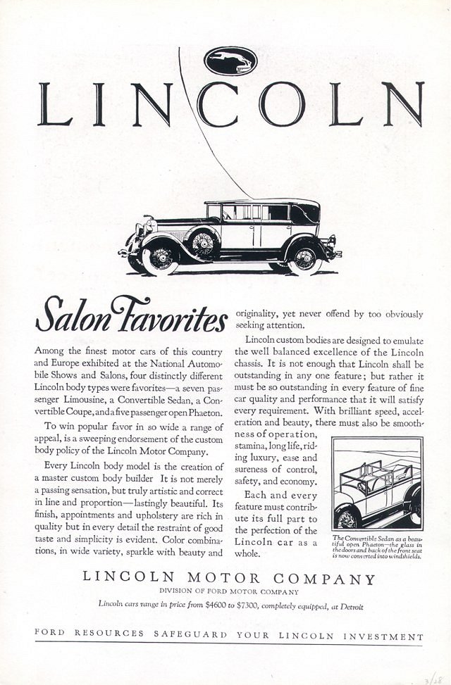 1928 Lincoln 9